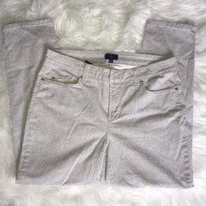 NYDJ patterned 12P crop pants